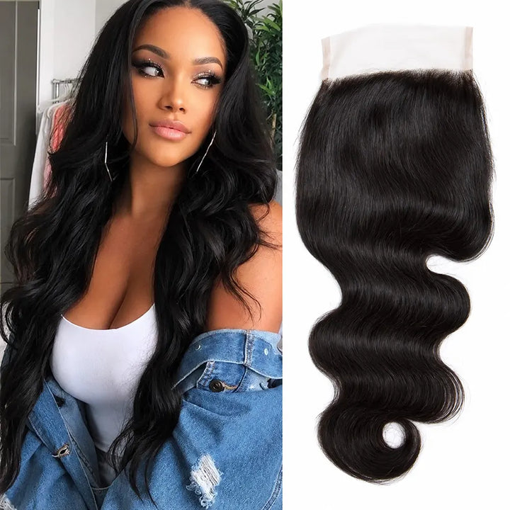 Body Wave closure beside a long wavy installed-style reference