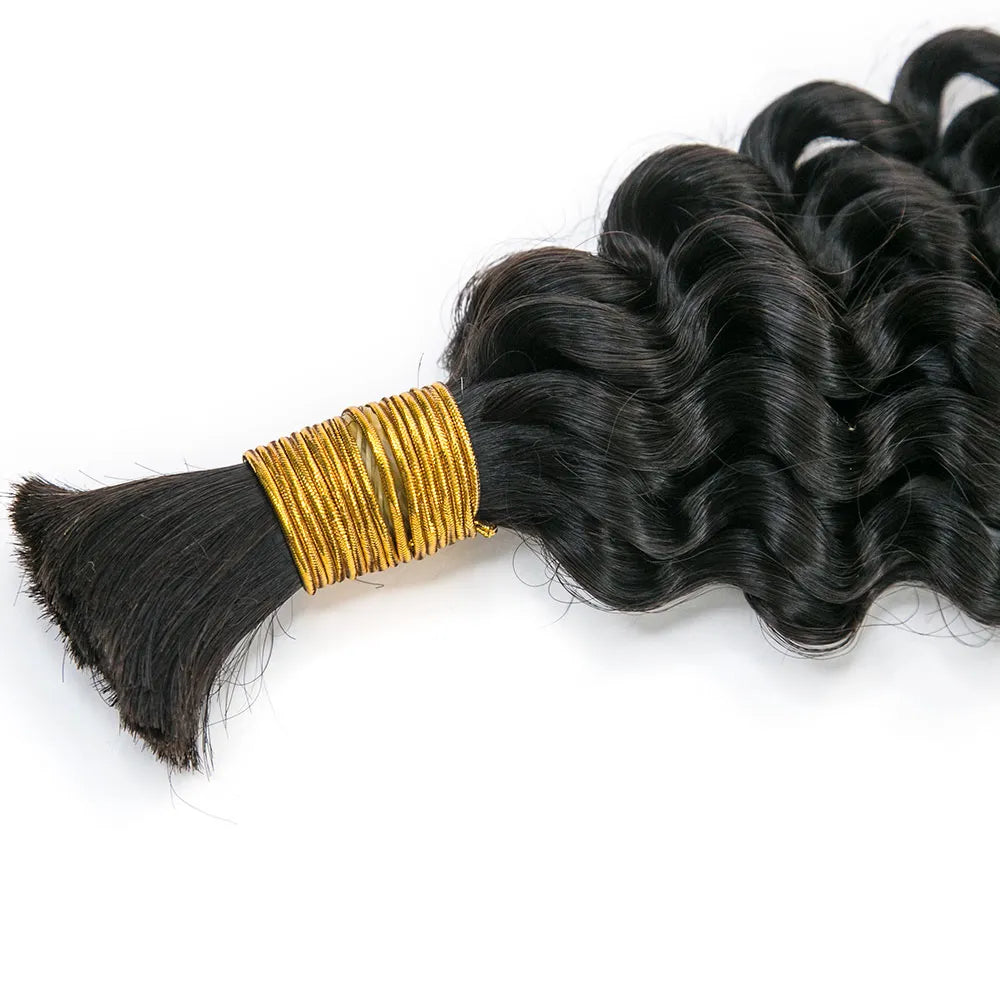 Bulk Human Hair For Braiding Loose Curly