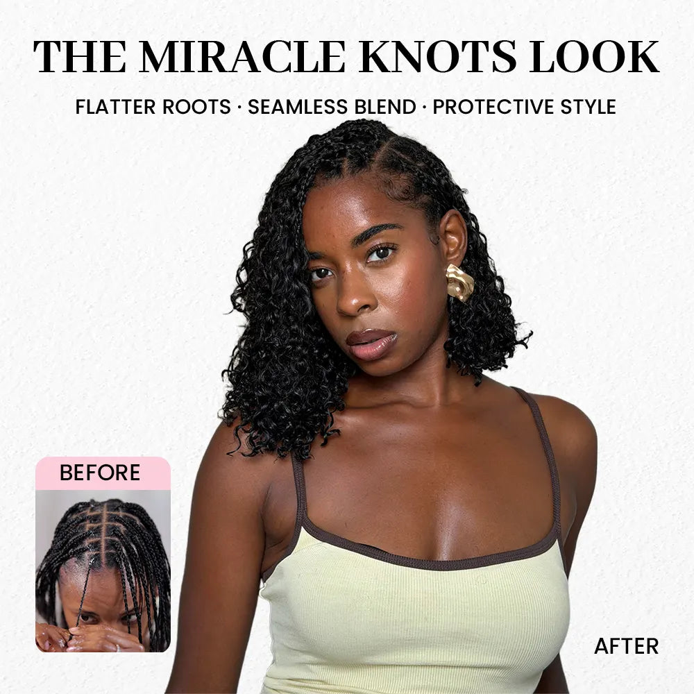 pretty DSYB hair creator makes miracle knots scrochet style for eayonhair