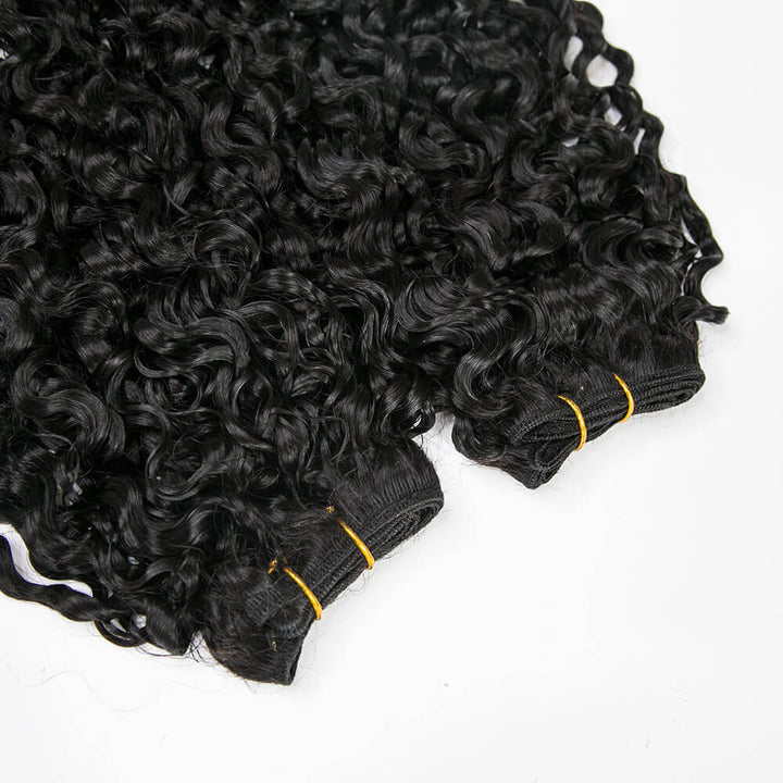 Weft Bundles Water Curly Human Hair