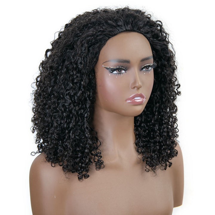 3 4 half wig human hair