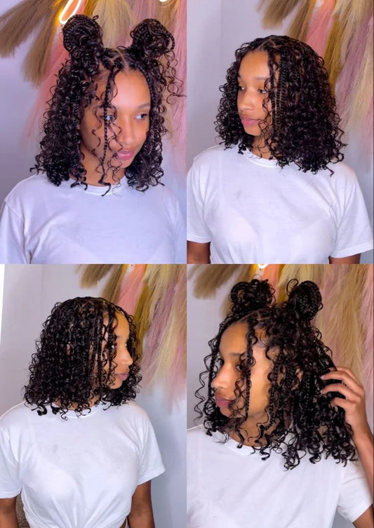 Bulk Human Hair For Braiding Deep Curly