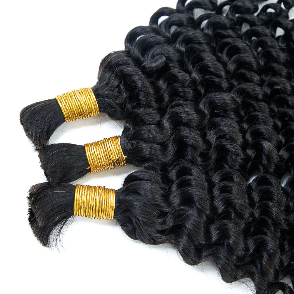 Bulk Human Hair For Braiding Loose Curly