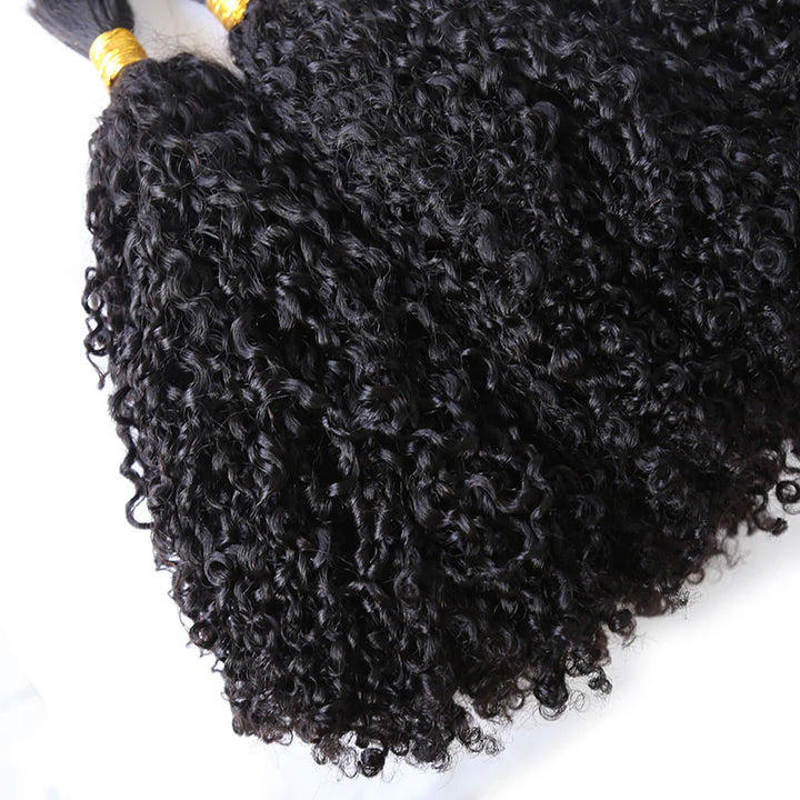 Bulk Human Hair For Braiding Tight Curly