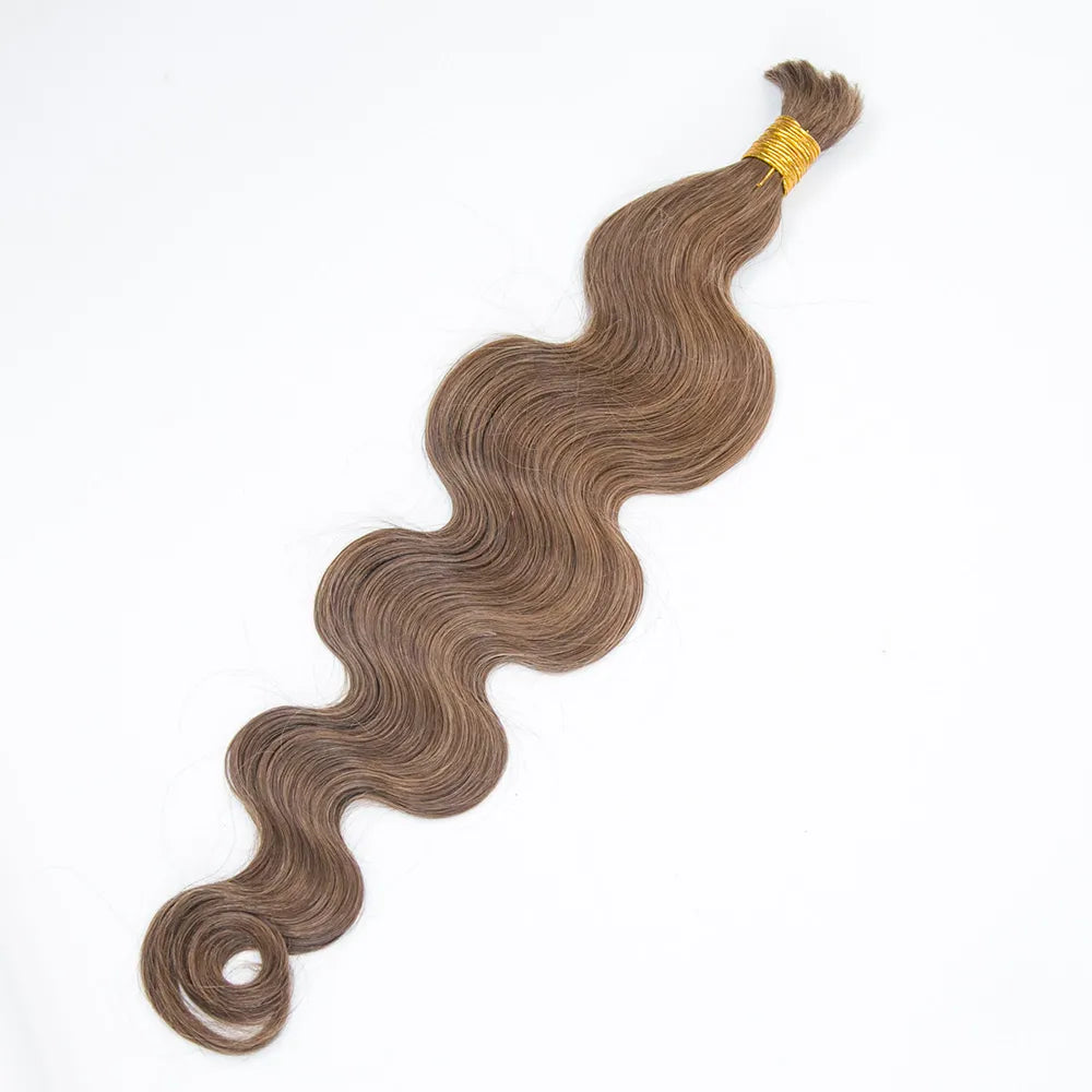 Bulk Human Hair For Braiding #8 Body Wave