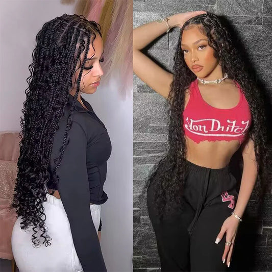 bohemian braiding hair deep wave