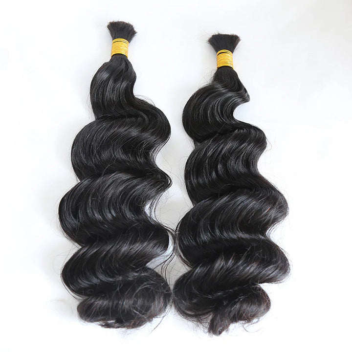 human hair bulk for braiding