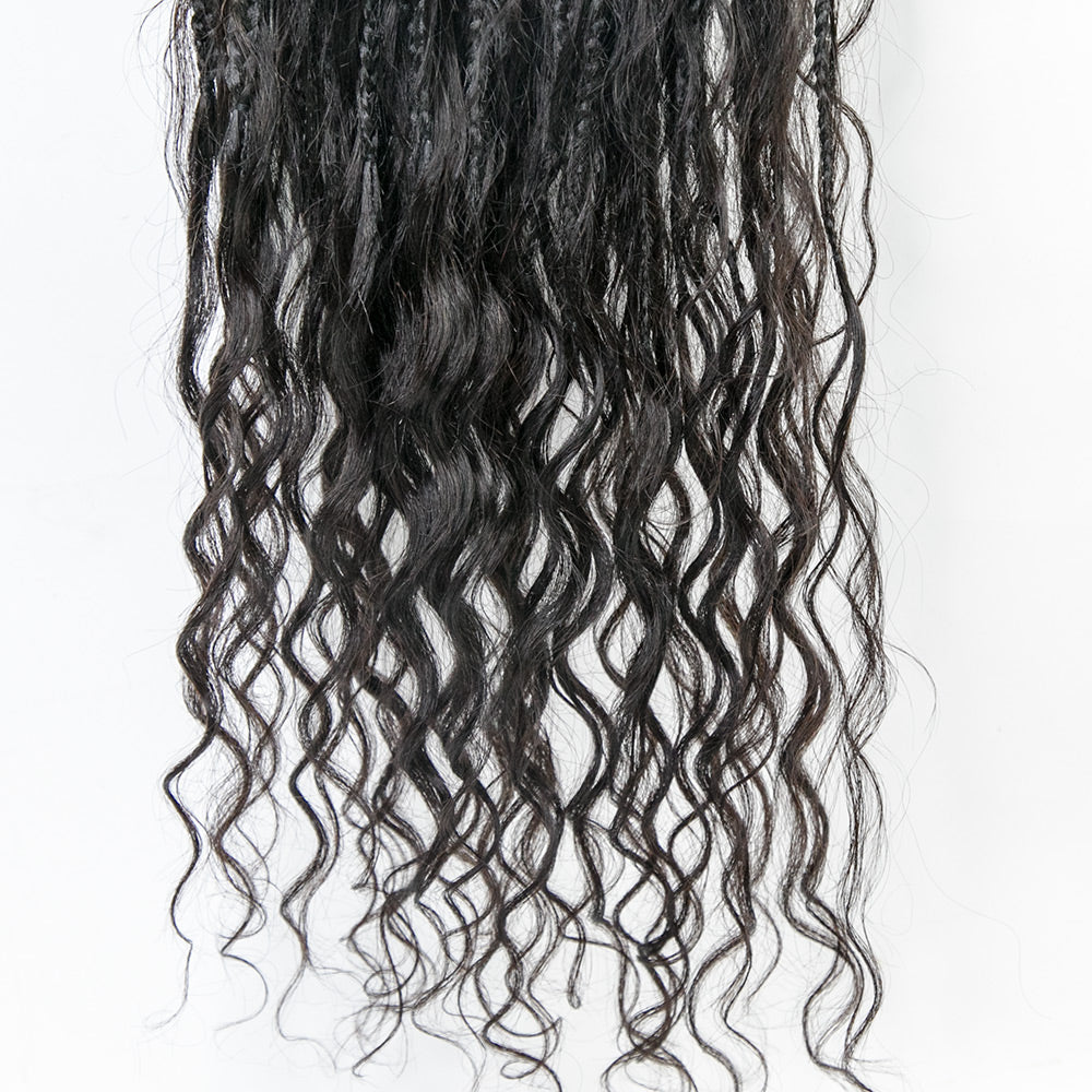 human hair curls with loose wave