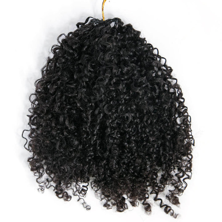 EAYON Lightweight Tight Curly Crochet Braids Human Hair