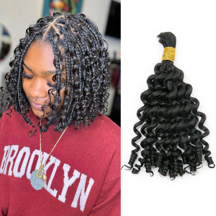 Bulk Human Hair For Braiding Loose Curly