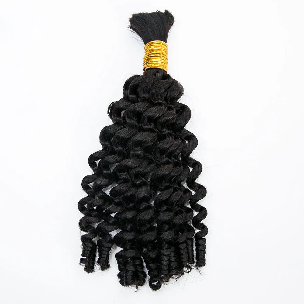 Bulk Human Hair For Braiding Loose Curly