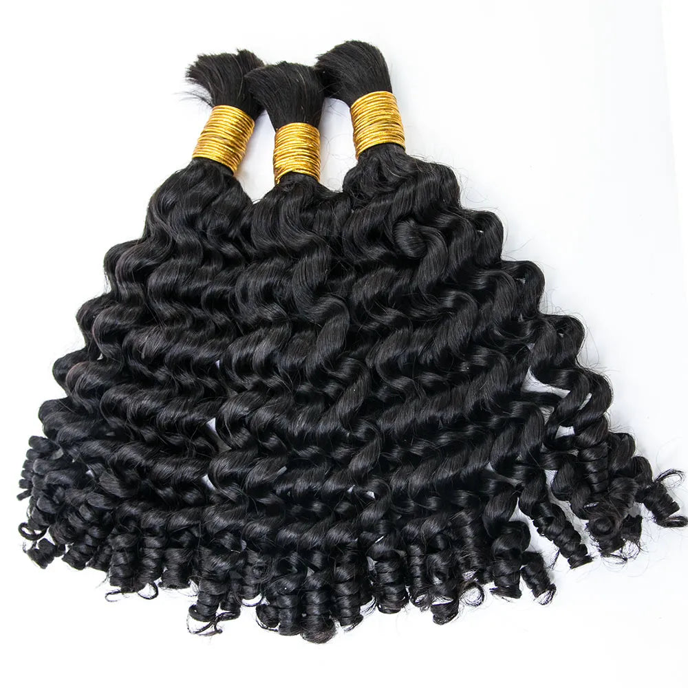 Bulk Human Hair For Braiding Loose Curly