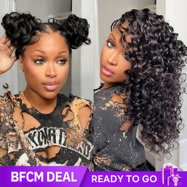 EAYON Loose Deep Wave Lightweight Crochet Human Hair Extension