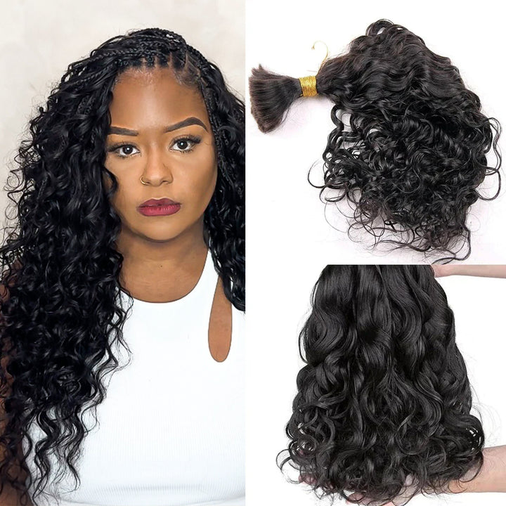 Bulk Human Hair For Braiding Loose Wave