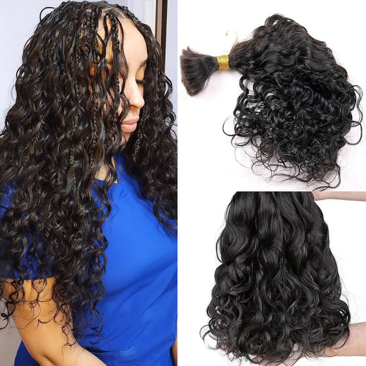 Bulk Human Hair For Braiding Loose Wave