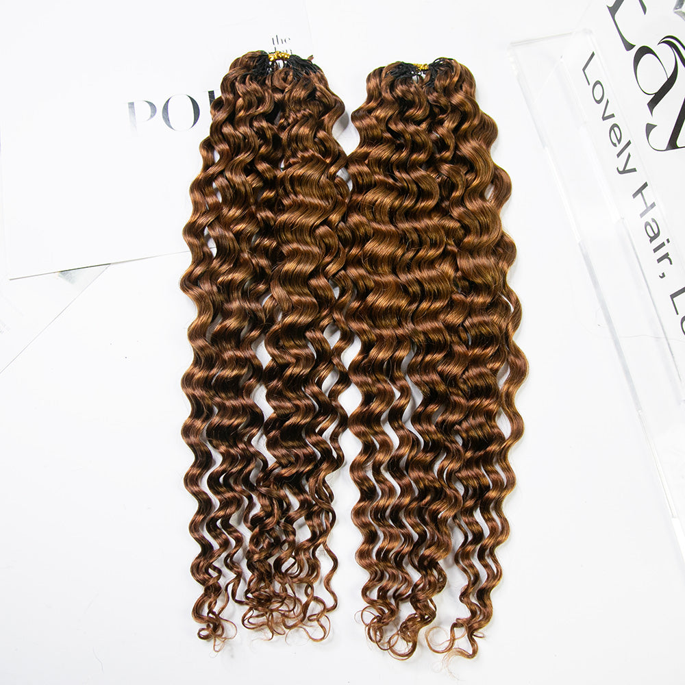 naked crochet human hair deep wave
