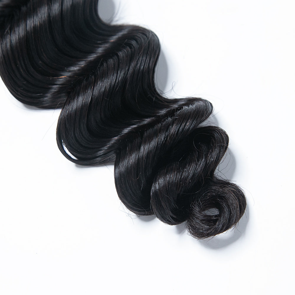 natural-looking human crochet braiding hair