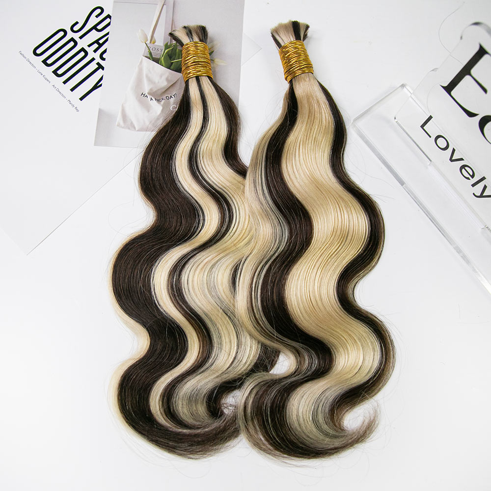 piano color human hair bundles body wave