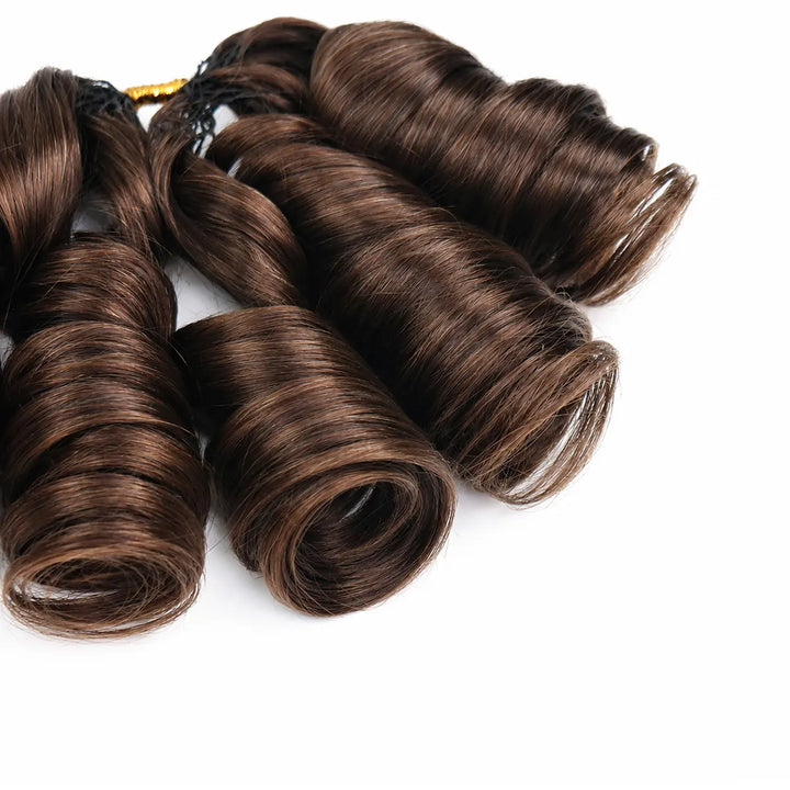 pre-looped_4_dark_brown_French_curly_crochet_human_hair