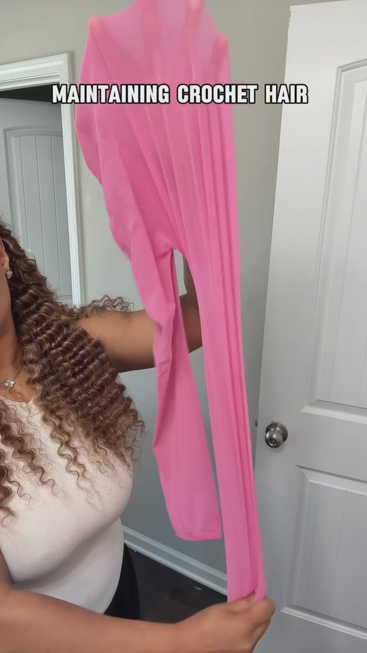 Breathable Pantyhose Bonnet for Long Hair and Braids