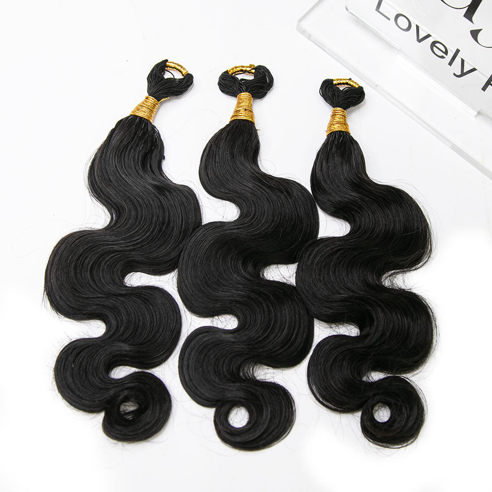 reusable human crochet hair extensions