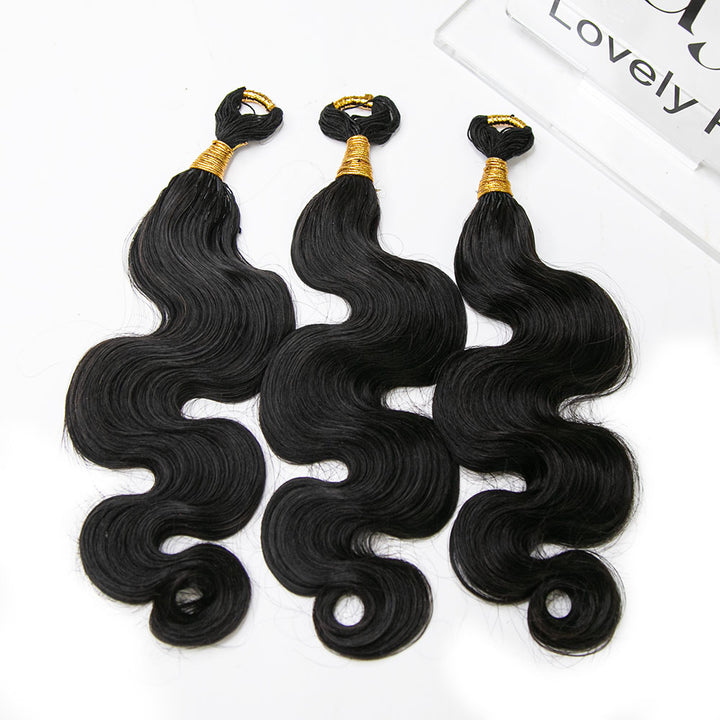 reusable human crochet hair extensions