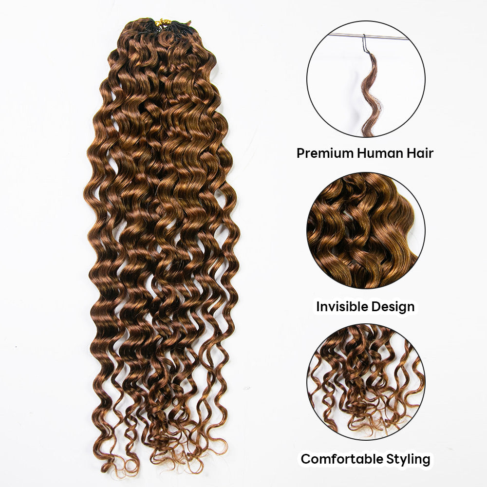 saga crochet human hair deep wave