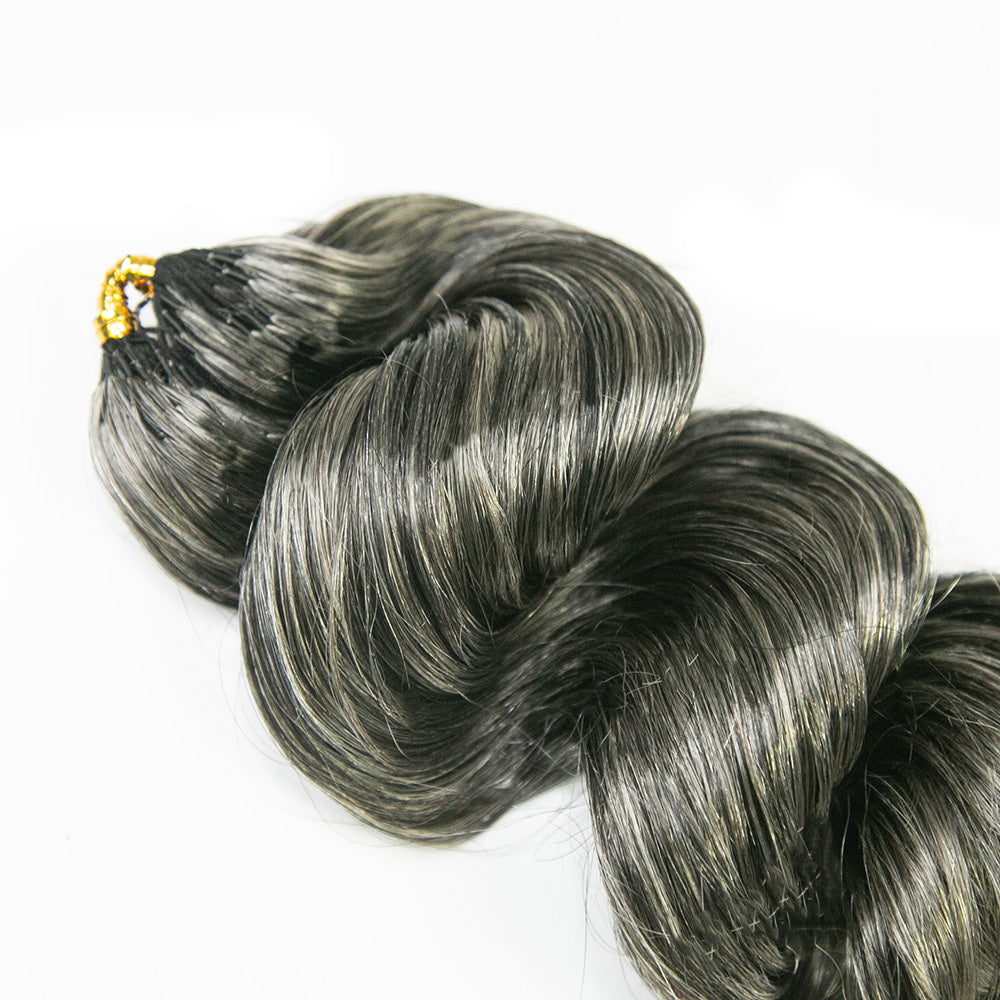 salt and pepper crochet hair extensions