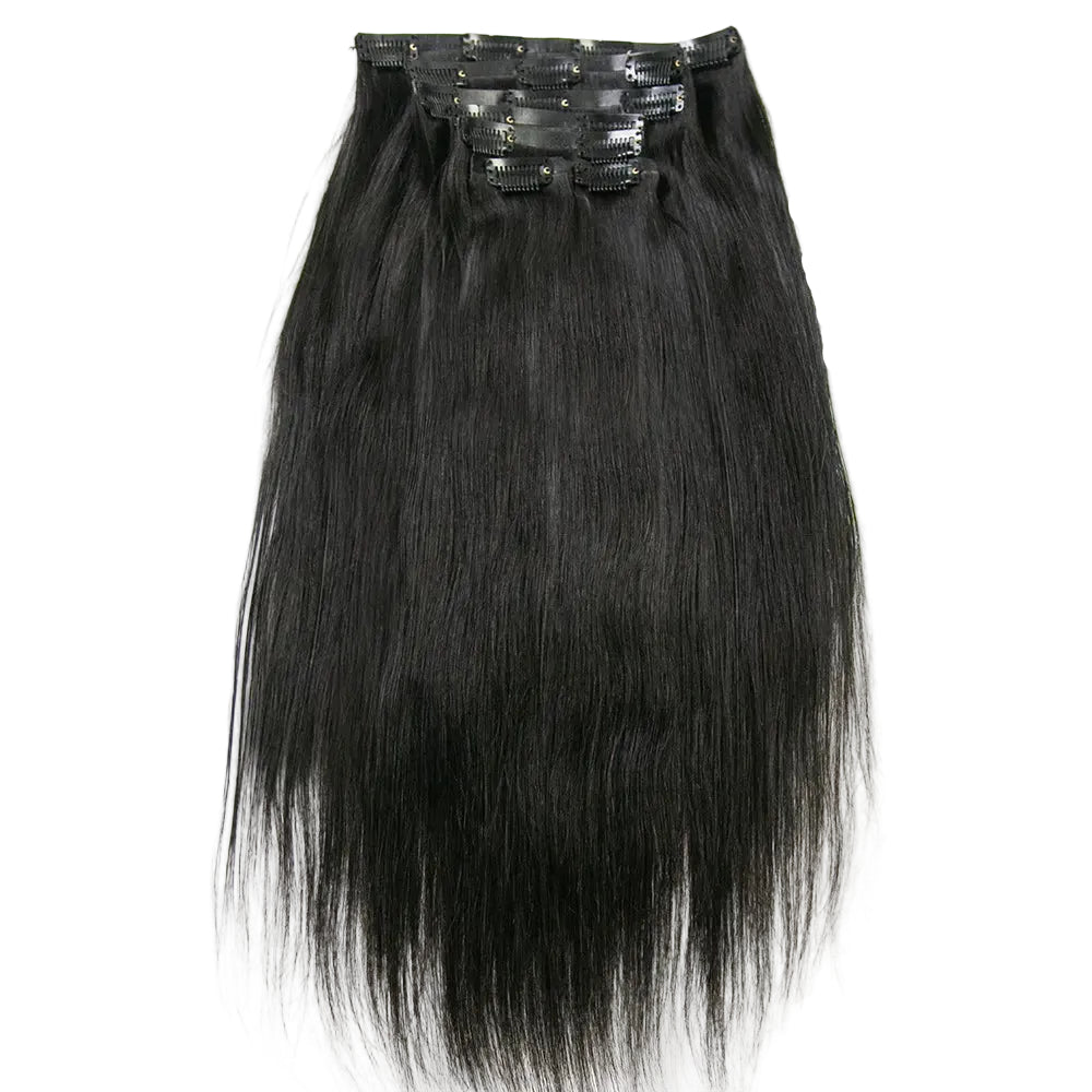Best Invisible Silk Straight Seamless Clip-In Hair Extensions for ...