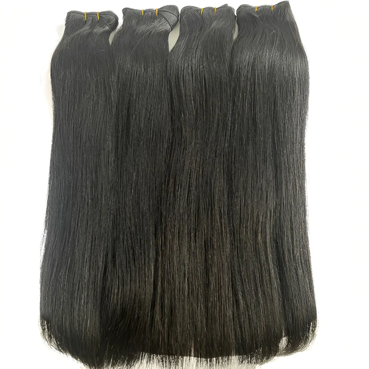 silk straight human hair extensions