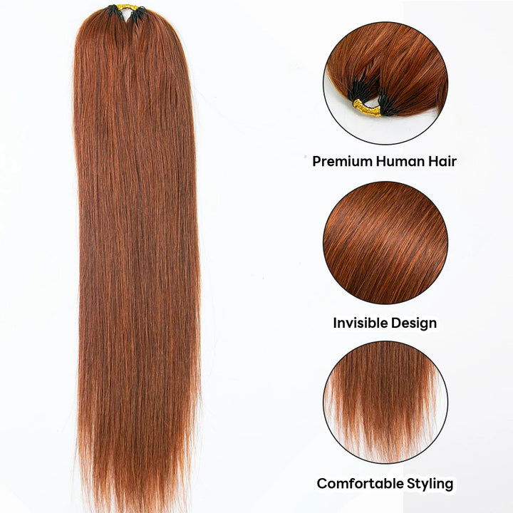 silk_straiht_copper_crochet_human_hair