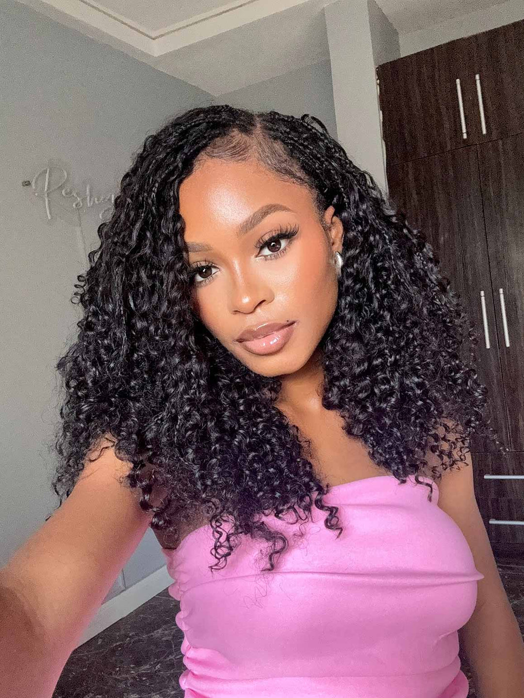 smedium boho knotless braids