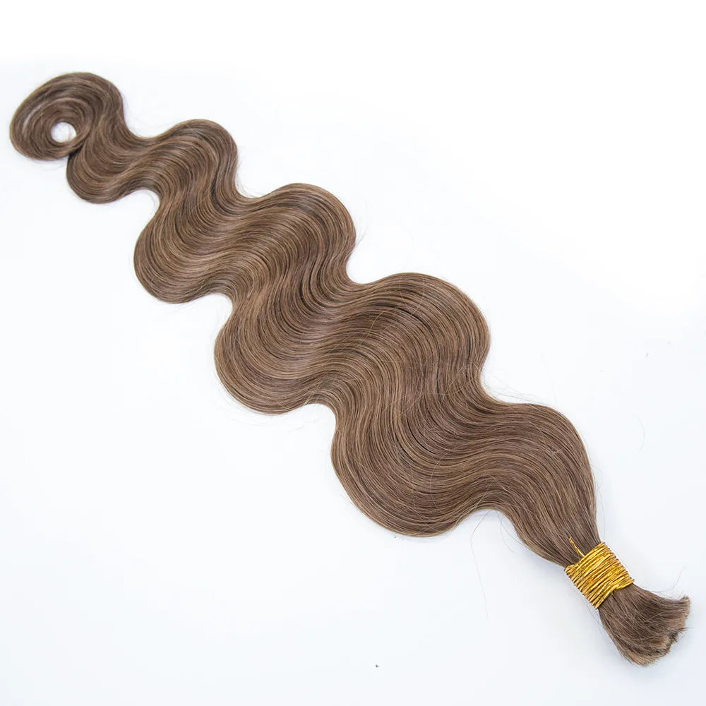 Bulk Human Hair For Braiding #8 Body Wave