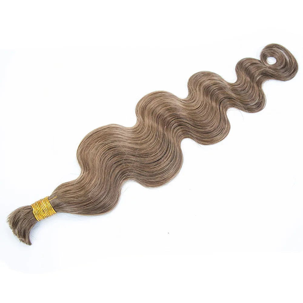 Bulk Human Hair For Braiding #8 Body Wave