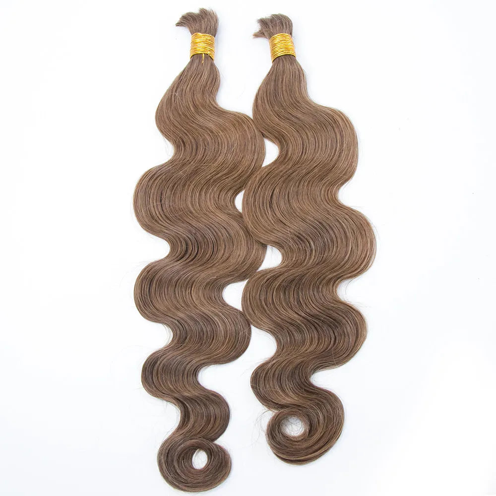 Bulk Human Hair For Braiding #8 Body Wave