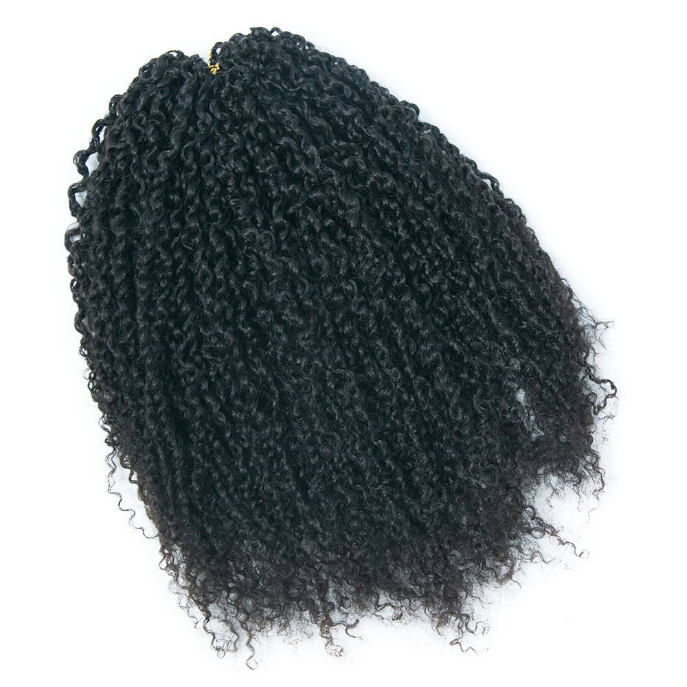 EAYON Lightweight Yanky Twists Crochet Human Hair Extension