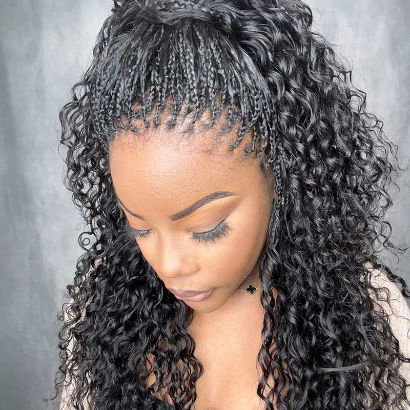 Bulk Human Hair For Braiding Water Wave