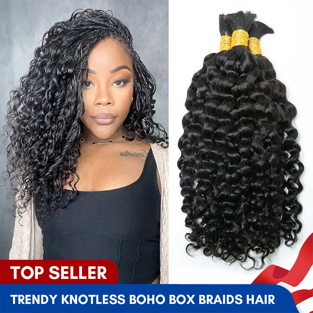 Bulk Human Hair For Braiding Water Wave