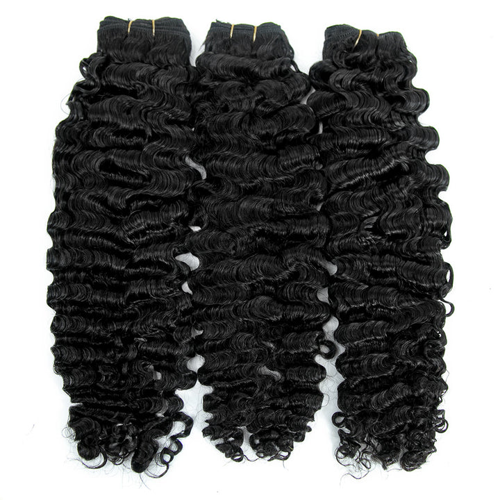 Weft Bundles Water Deep Wave Human Hair