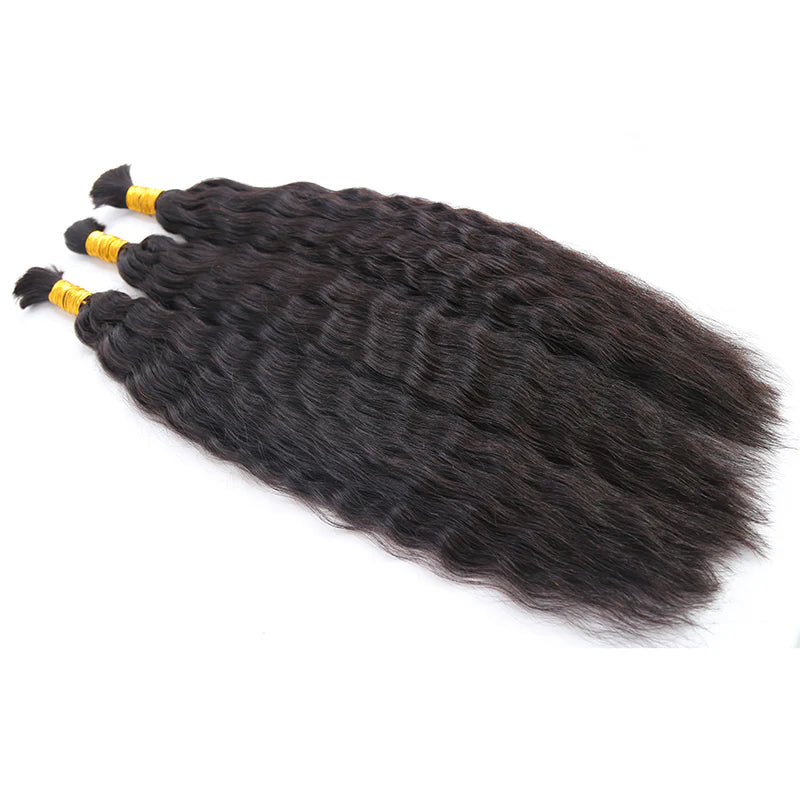 Wet and Wavy Super Bulk Human Hair for Braiding