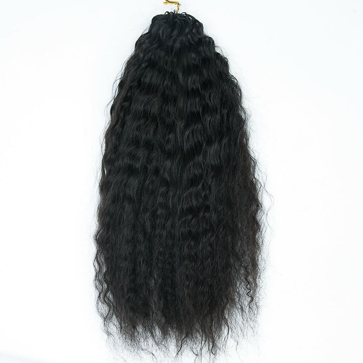 EAYON Lightweight Wet And Wavy Crochet Human Hair Extension