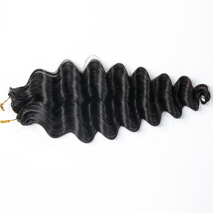 EAYON Lightweight Loose Deep Wave Crochet Human Hair Extension