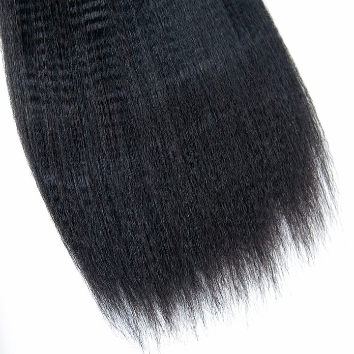 EAYON Lightweight Yaki Straight Crochet Human Hair Extension