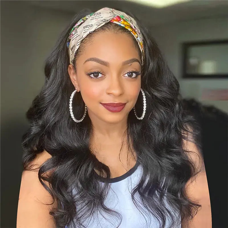 Headband Wig Body Wave Human Hair HBWB 2