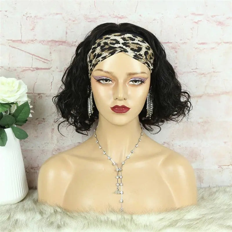 Headband Wig BOB Body Wave Human Hair HBWBO 1