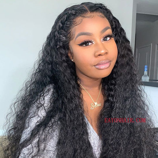 Pre Plucked Water Wave HD Full Lace Wig Human Hair BDF-Y2 – Eayonhair