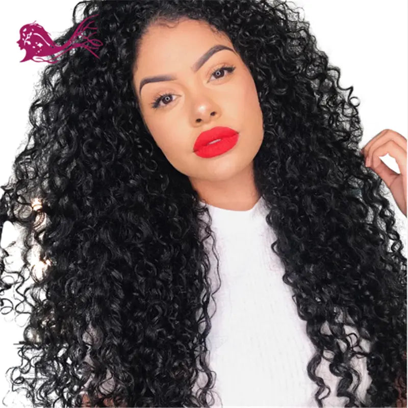 Pre Plucked Water Wavy 360 HD Lace Frontal Wig PWF 4
