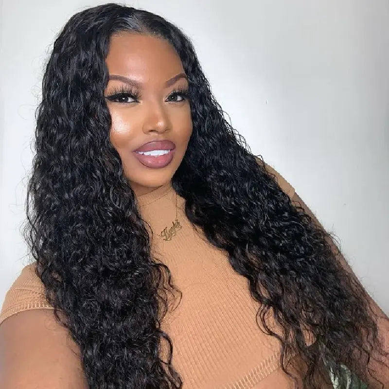 Transparent Lace Deep Curly 13x4 Lace Front Wig BBD 3