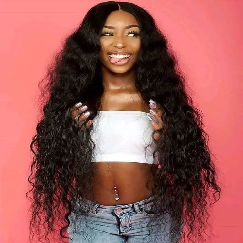Transparent Lace Loose Wave 13x4 Lace Front Wig PBF 4